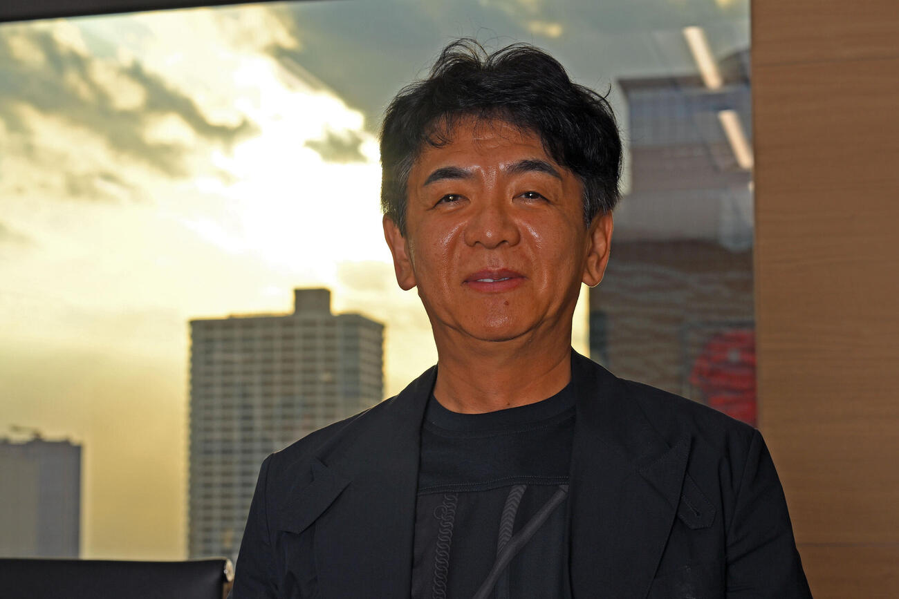 インタビューに応じた木下グループ木下直哉代表(撮影・滝沢徹郎)