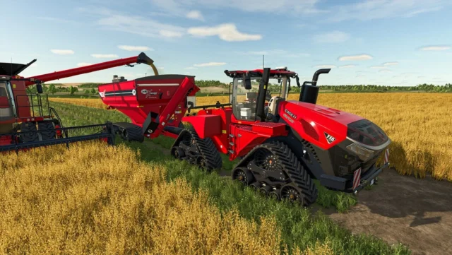 『Farming Simulator 25』の農機150社400種以上が登場するゲーム画面