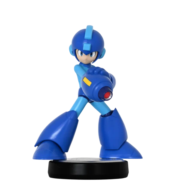 ロックマンとブルースのamiiboのロックマンフィギュア