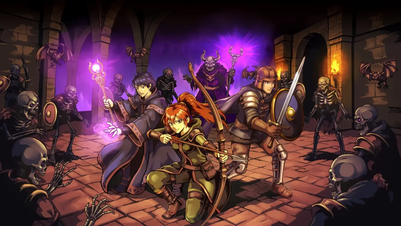 『デルヴ・サバイバーズ』Steam版は11月12日、Switch版は2027年1月21日に発売決定 | AppBank Delve Survivors™: A Dungeon Roguelikeのダンジョン内での戦闘シーン