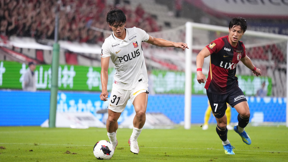 浦和レッズ　稲垣篤志　鹿島アントラーズ戦でJリーグ初先発