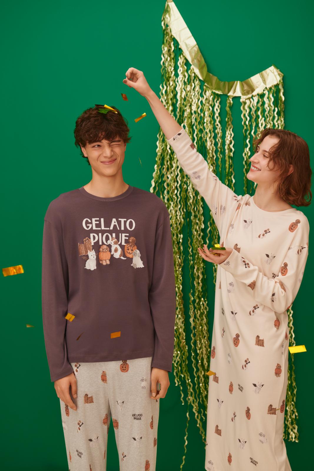 【HALLOWEEN】ナイトパレードDOGS柄ワンピース 9,240円、【HALLOWEEN】【HOMME】ナイトパレードDOGSワンポイントロンT 6,930円、【HALLOWEEN】【HOMME】ナイトパレードDOGS柄ロングパンツ 8,580円