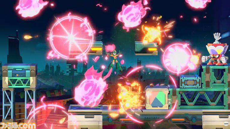 『ロックマン: デュアル オーバーライド』ボスキャラ“ジェットマン”が初公開。『ロックマン8』で登場した武器“アストロクラッシュ”もお披露目