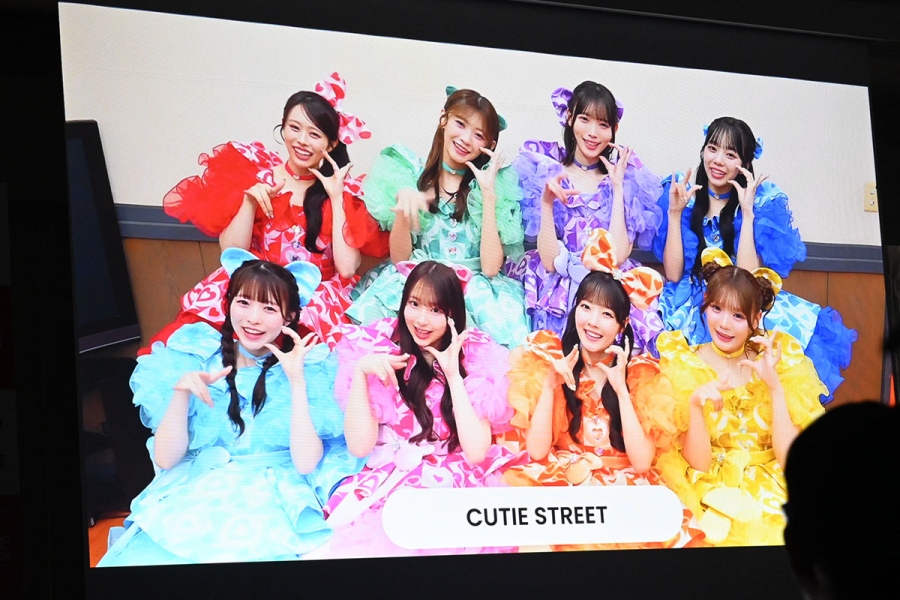 会見にはアソビシステムの代表取締役・中川悠介氏が出席、CUTIE STREETからサプライズメッセージも（9月3日・大阪市内）