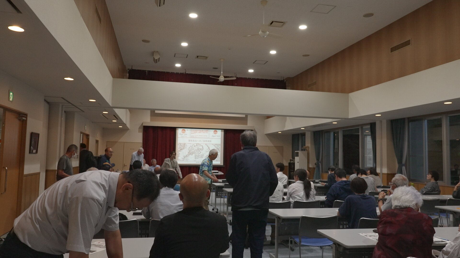 住民説明会は、経産省と北海道庁が試掘権を認めた後に開催された