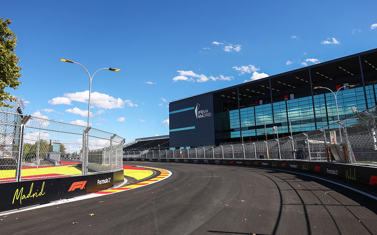 IFEMAマドリードの施設に沿って設けられたマドリンクのコーナー、2026年9月9日(水) F1スペインGP