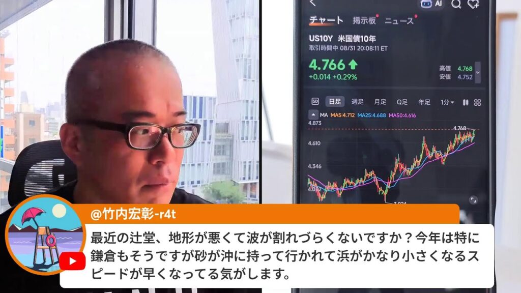 US長期金利が5％に迫る！株式市場に暗雲が！？