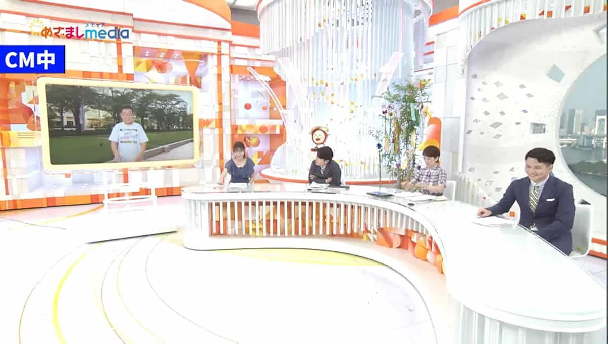 先輩アナから上垣皓太朗アナに対する発言が炎上した（「めざましmedia」の公式YouTubeより）