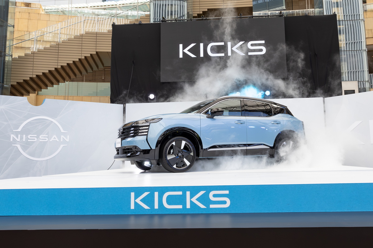 日産自動車は、新型キックス（写真）やエルグランドなどが販売を牽引。
