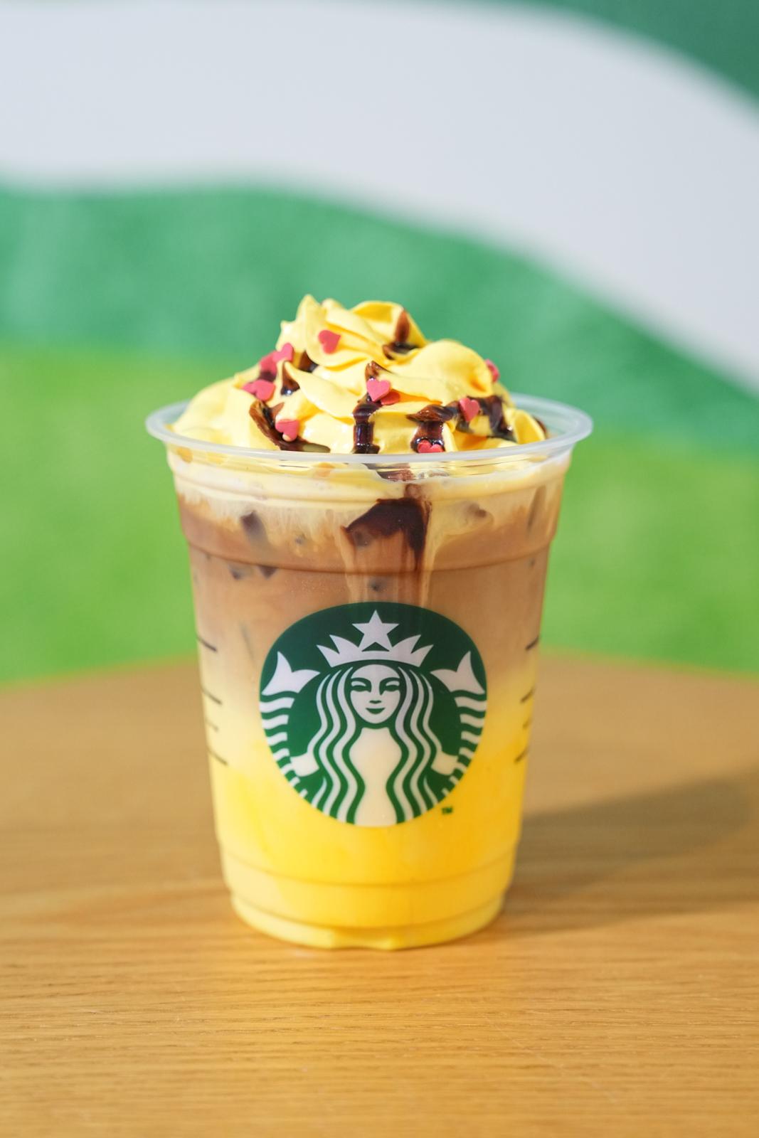ポケモン+スターバックス「ピカチュウ ハニークリーム ラテ」ピカチュウカラーのはちみつ×キャラメル