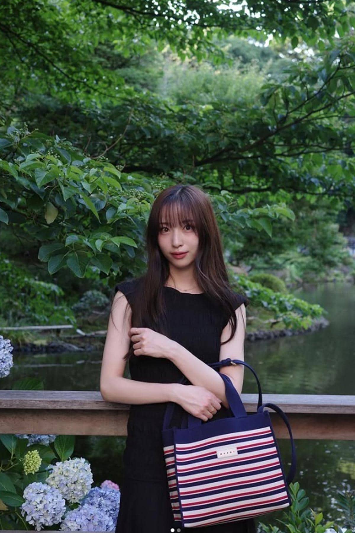 お天気キャスターを務める林佑香はラウールに「ありきたり」と食リポを酷評された(写真・本人Instagramより)