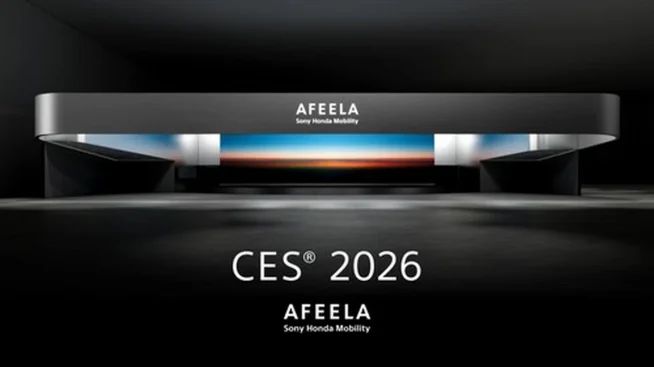 ソニー・ホンダモビリティのCES 2026出展告知画像