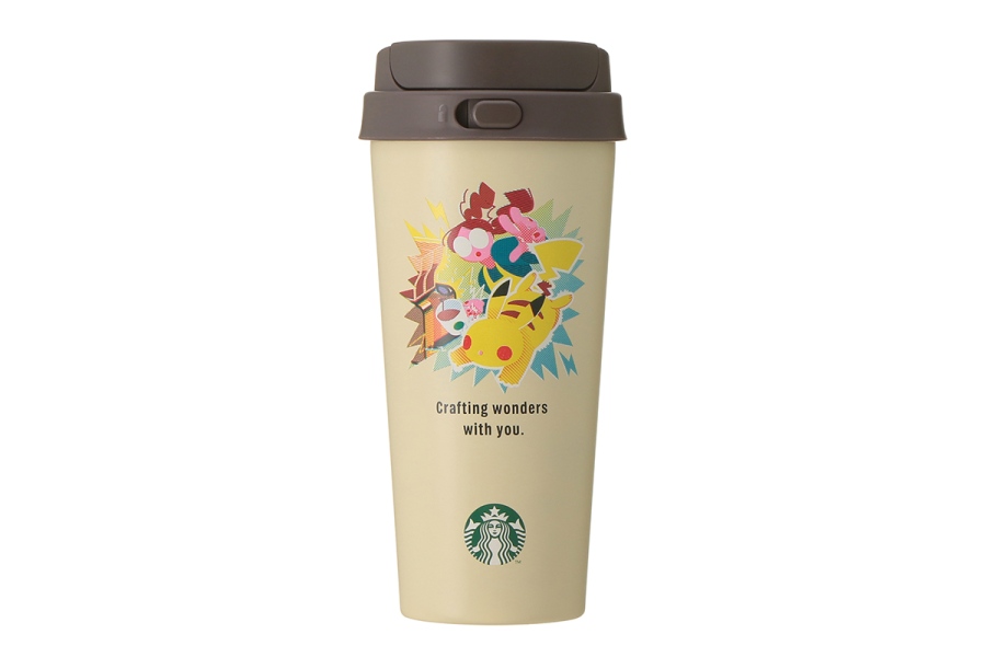 『Pokemon + STARBUCKS ステンレス TOGO ボトル 473ml ピカチュウ』（6600円）