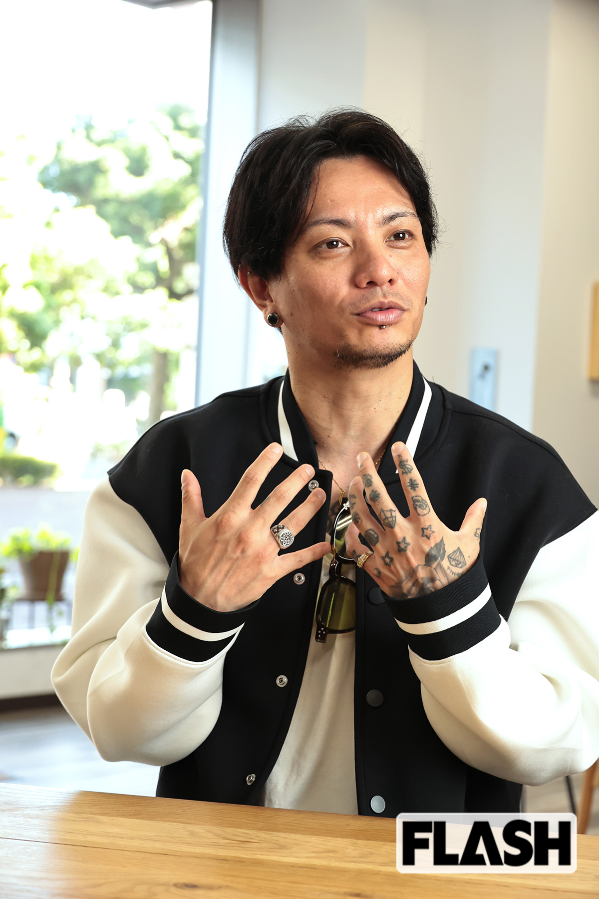 9月23日で刑期満了を迎えた田中聖（写真・長谷川 新）