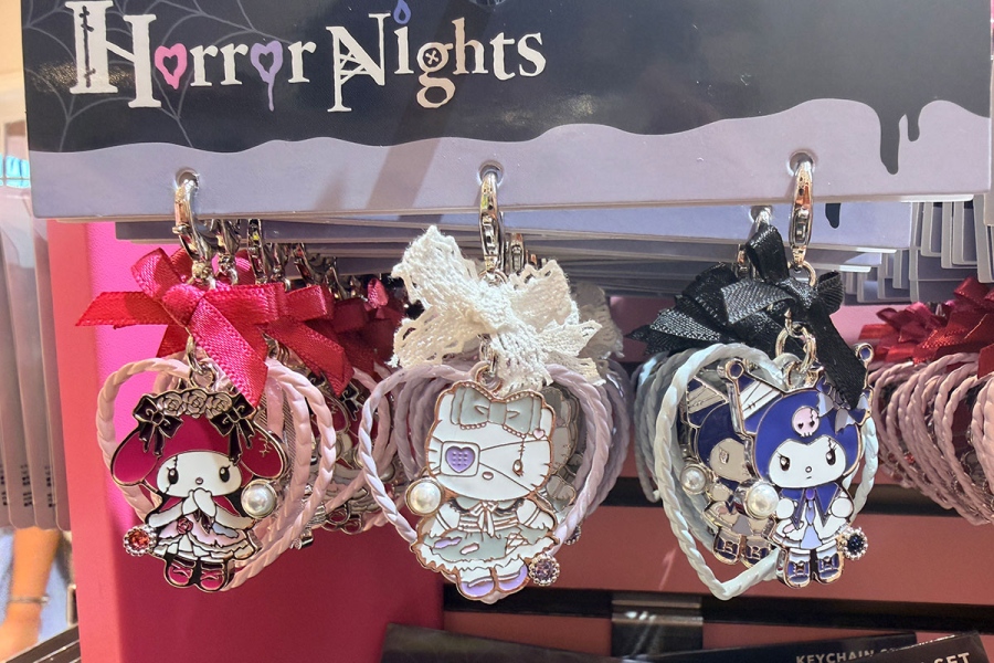ハローキティ・マイメロディ・クロミ「チャームセット（3個）」（2400円）