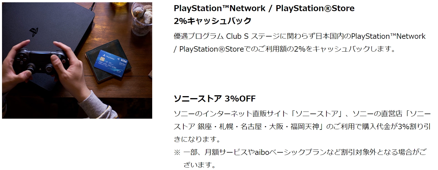 Sony Bank WALLET PlayStation 2%キャッシュバック