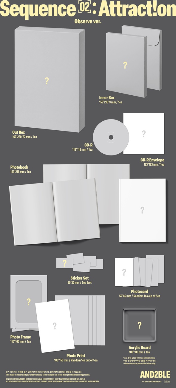 AND2BLE 2nd Mini Album [Sequence 02:Attraction] 