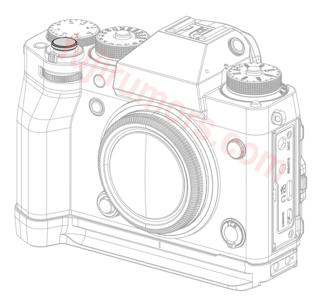富士フイルム X-T6 と思われるテクニカルスケッチのリーク画像 – とるなら 富士フイルム X-T6 と思われるテクニカルスケッチのリーク画像 - とるなら