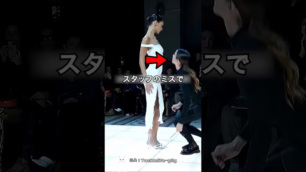 世界的モデルの放送事故への対処法