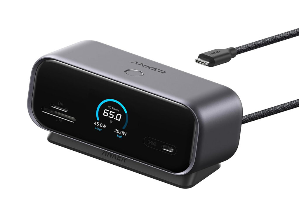 「なぜつながらないか」を画面で表示。Anker初のディスプレイ搭載ドック - PC Watch