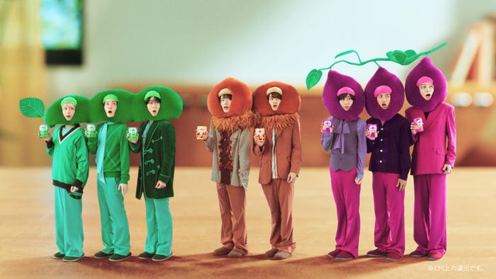 Snow Man、“そら豆・くり・さつまいも”扮し仲良く行進「食べていーの？」声は目黒蓮 メンバーの新しい一面も明かす - モデルプレス