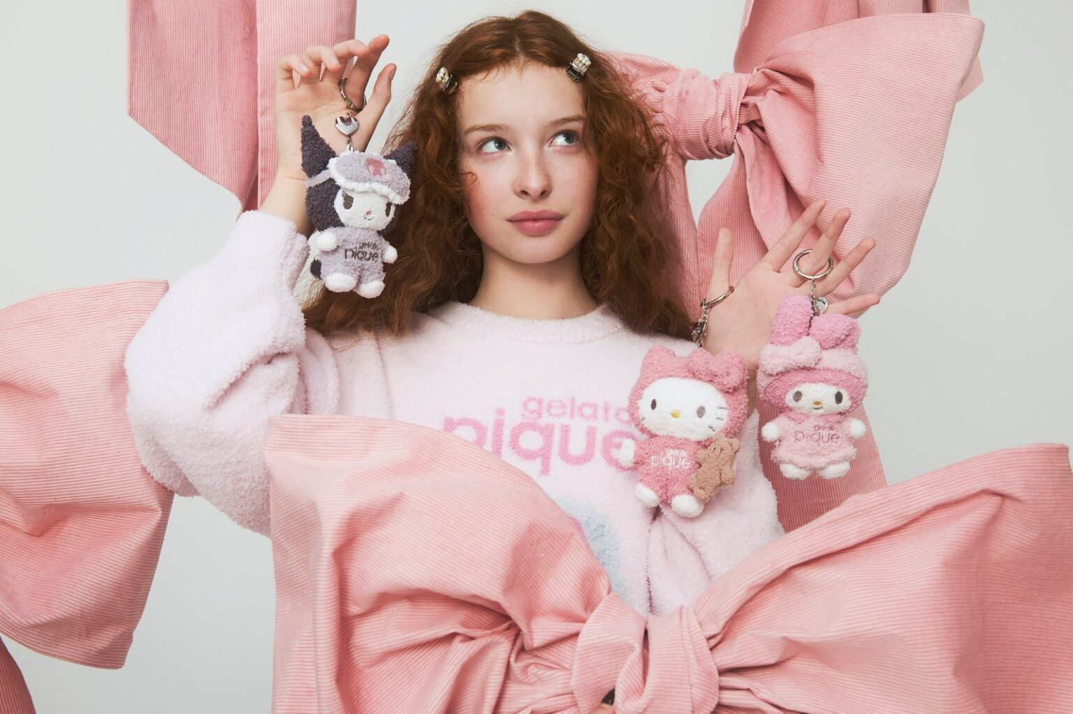 ジェラート ピケとサンリオキャラクターズコラボ第2弾、ハローキティやマイメロディのふわふわルームウェア - ファッションプレス