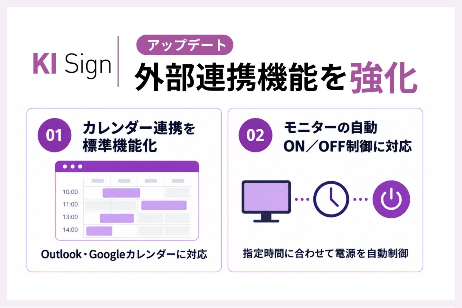 デジタルサイネージソフト「KI Sign」がアップデート、外部連携機能を強化 | 株式会社カテナスのプレスリリース