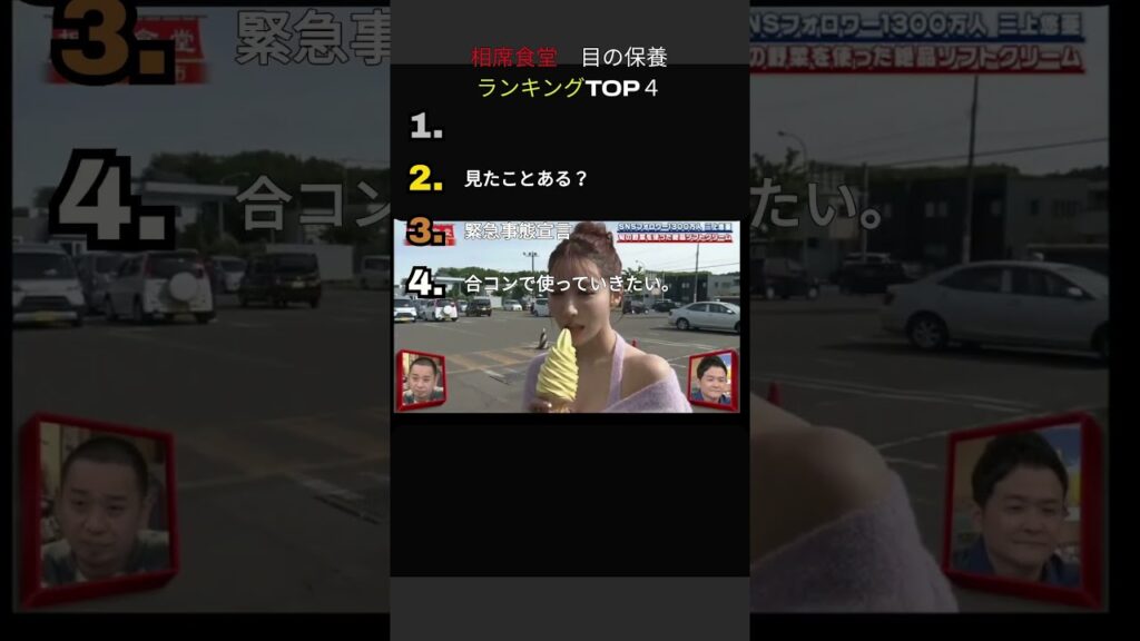【相席食堂】目の保養ランキングTOP4！IVEの“ただただかわいい”相席ロケに千鳥もメロメロｗ #相席食堂 #千鳥