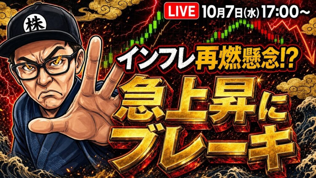 【2026/10/7(水)17:00～】インフレ再燃懸念!?急上昇にブレーキ  ― 相場振り返りLIVE