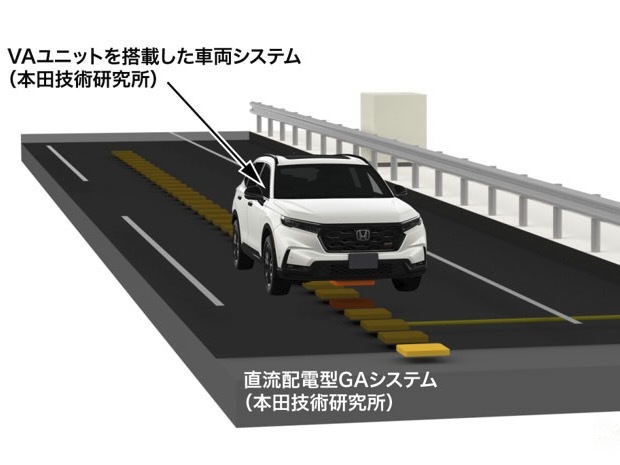 走行中のEVに道路から給電　ホンダらが館山道で2027年実証へ - CNET Japan