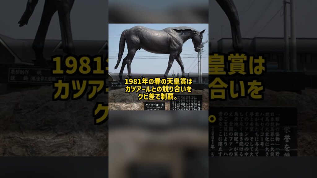 なぜ父ハイセイコーがタケホープに敗れた2レースを息子は勝てたのか カツラノハイセイコ 父内国産ダービー馬 #Shorts