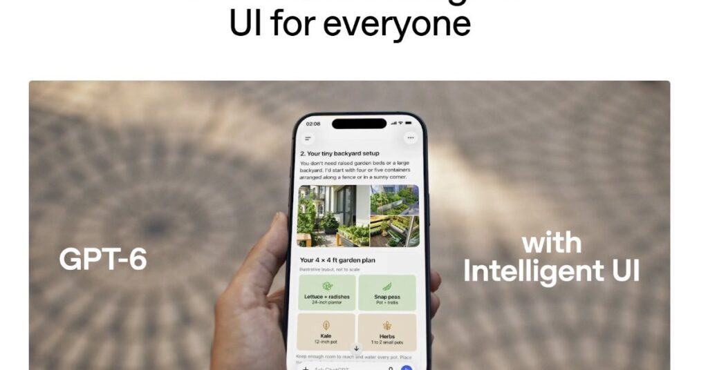 ChatGPT、無料版を含む全ユーザーに「GPT-6」　回答内に“操作できる画面”を生成する「Intelligent UI」搭載 - ITmedia NEWS