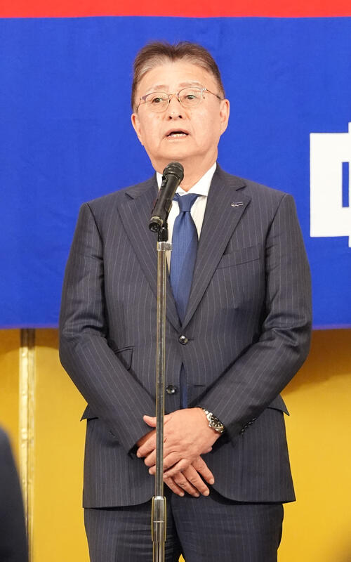 中日加藤球団社長（2025年11月撮影）