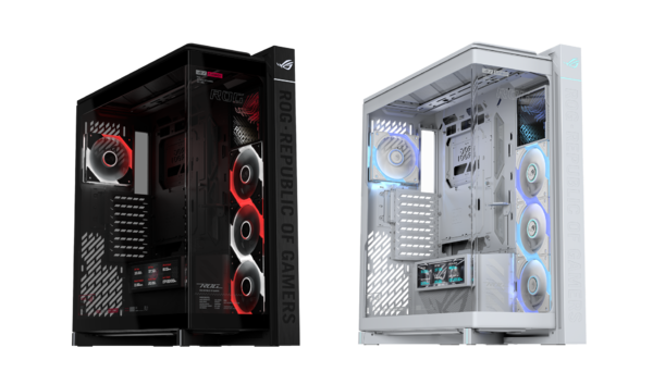 ASUS、9.2インチ液晶搭載PCケース「ROG CRONOX ARGB」発表　30mm厚ファンも登場 - 週刊アスキー