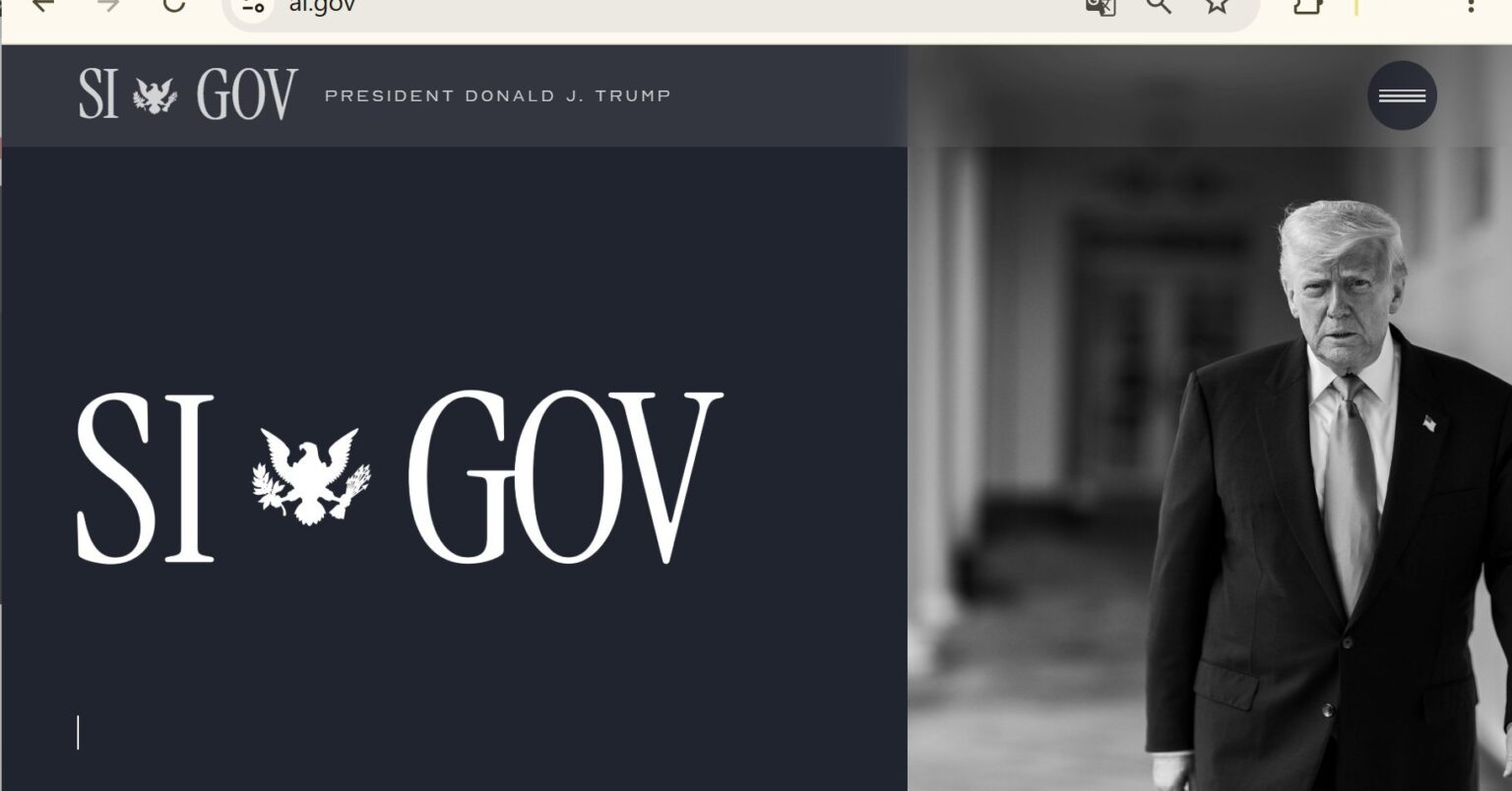 トランプ米大統領、「AI」という言葉を使う者は「敵」　政府サイト「AI.gov」は「SI GOV」表記に - ITmedia NEWS