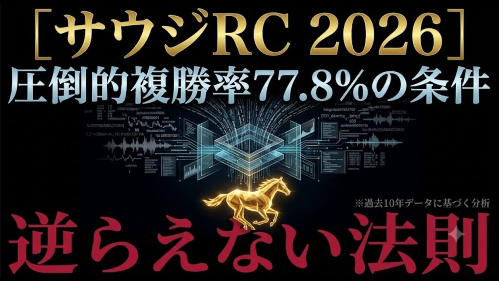 【サウジアラビアRC 2026】過去10年のデータが示す「逆らえない法則」と推奨軸馬