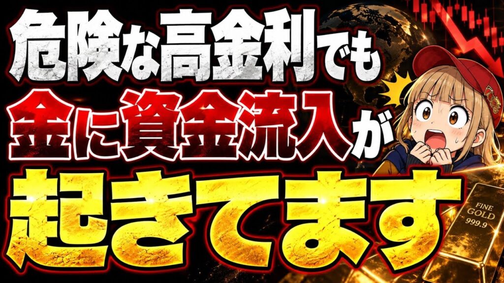 【金価格】下落中なのに100億ドル流入…ウォール街は強気予想！高金利でも金が買われる本当の理由