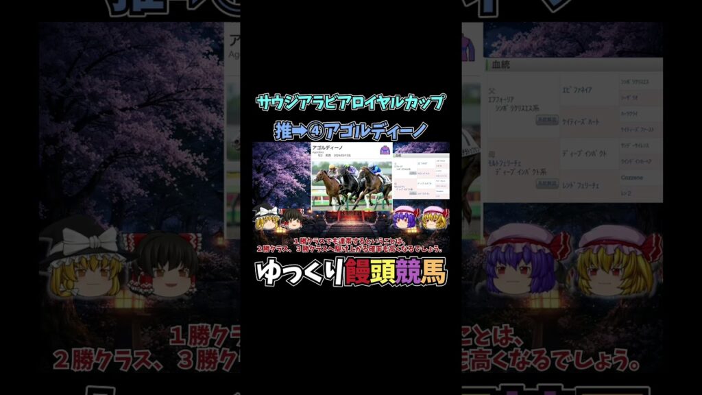 サウジアラビアロイヤルカップ　【競馬予想・結果発表】