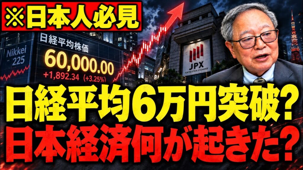 【日経平均6万円突破】日本経済に何が起きている？高橋洋一が成長戦略を徹底解説