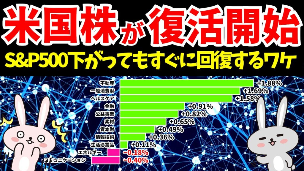 米国株が再び最高値目前に！下がってから上がる理由がこれです。