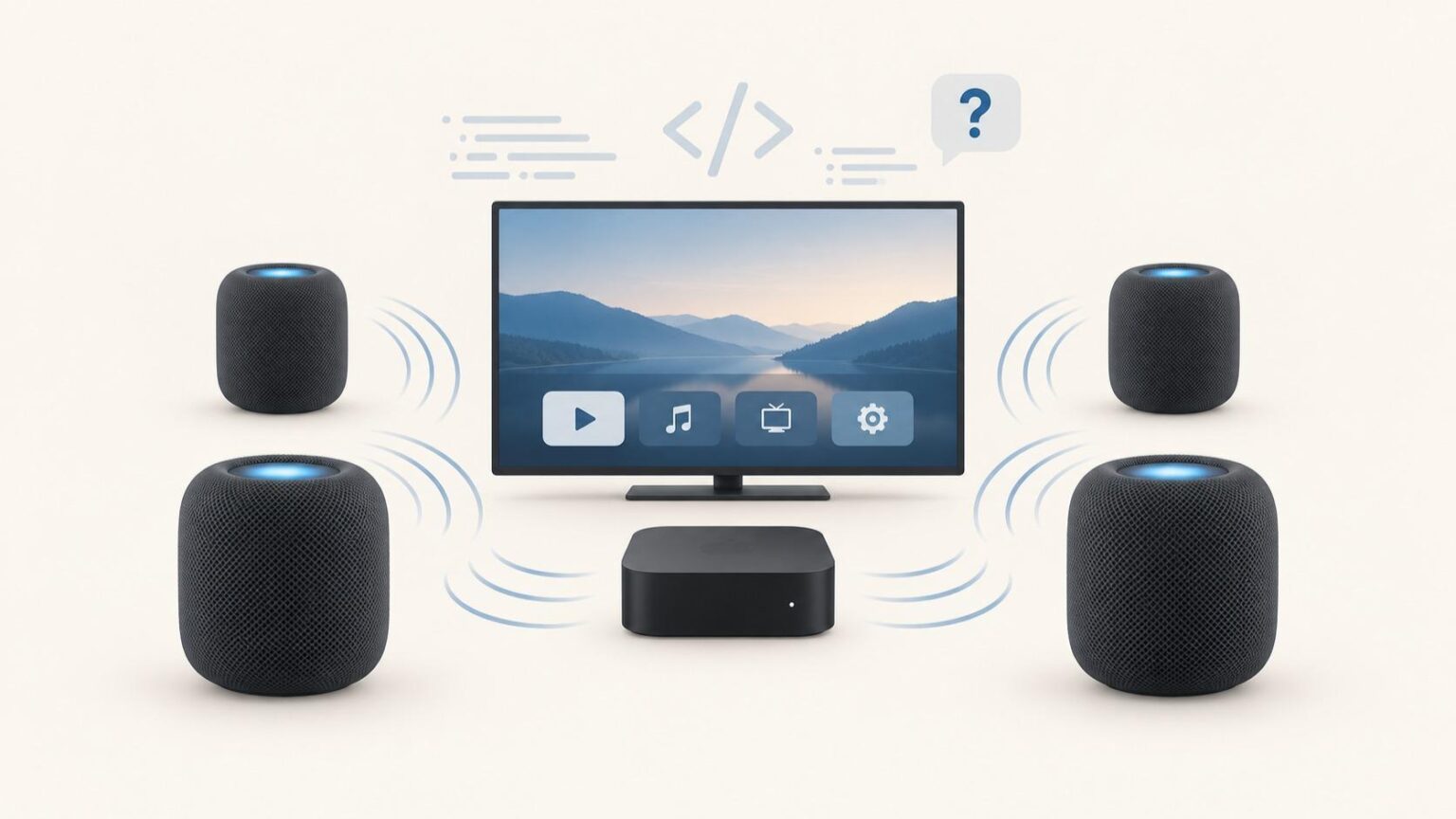 Apple TVがHomePod 4台でサラウンドに？ 開発中のコードに見つかった手がかり（カーミー） - エキスパート