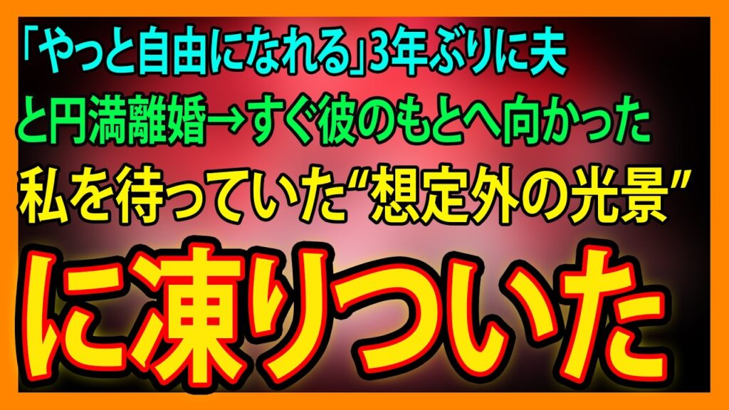 【離婚】3年拒み続けた夫がついに離婚宣言→「これで彼と幸せに」そう思った直後、彼のもとで知った衝撃の真実に私は言葉を失った【スカッとする話】