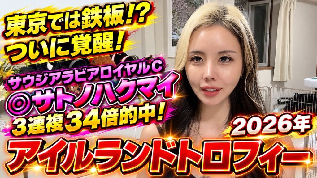 【2026年♦◎ジョスラン3連複21倍的中!アイルランドトロフィー◆】東京コースで激アツ!ついに覚醒した本命馬とは?【星野るり】 【2026年♦◎ジョスラン3連複21倍的中!アイルランドトロフィー◆】東京コースで激アツ!ついに覚醒した本命馬とは?【星野るり】