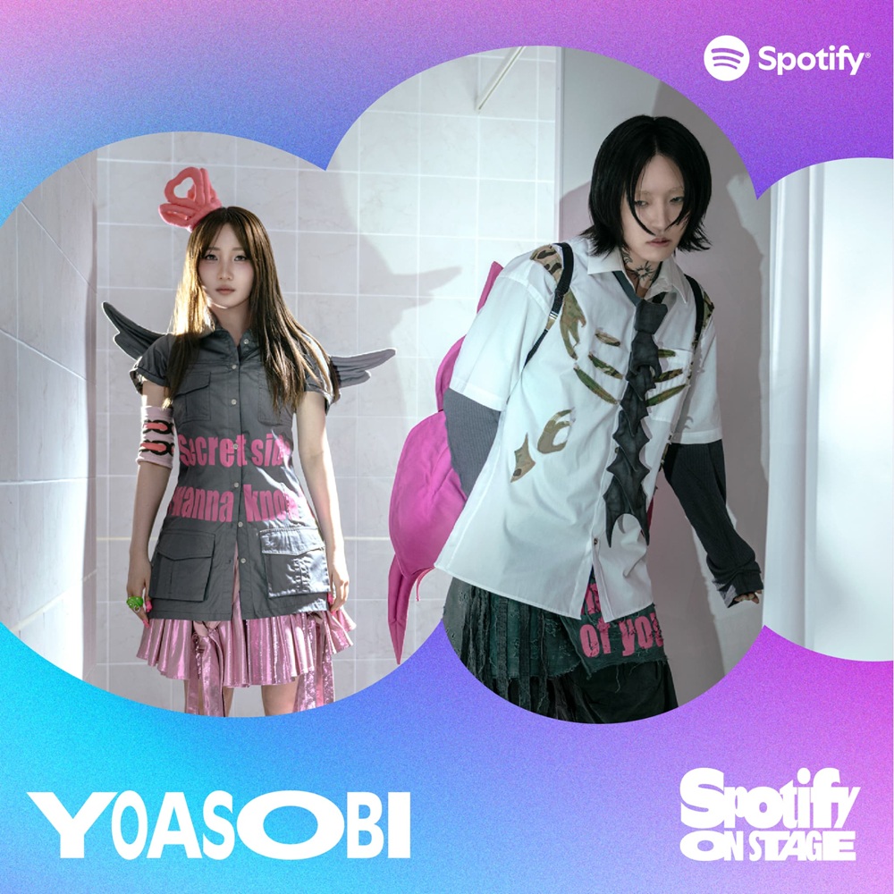 YOASOBI、Spotify日本上陸10周年記念しPremiumトップリスナー限定ライヴ”Spotify On Stage Tokyo 2026 -10th Anniversary Special- with YOASOBI”12/19開催決定 YOASOBI、Spotify日本上陸10周年記念しPremiumトップリスナー限定ライヴ"Spotify On Stage Tokyo 2026 -10th Anniversary Special- with YOASOBI"12/19開催決定