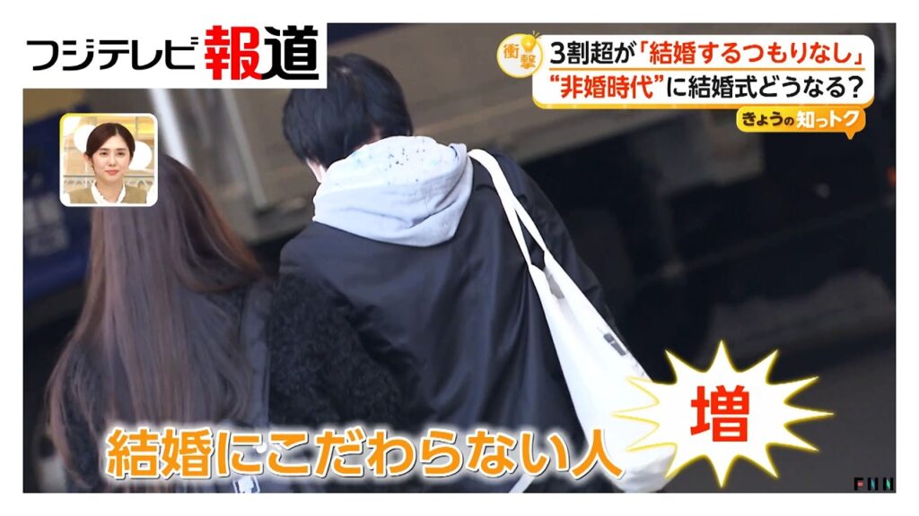 未婚の若者3割超が「結婚するつもりなし」　“非婚時代”の結婚式は「ふたりらしい自由なスタイル」に（2026年10月13日）