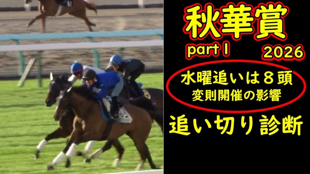 秋華賞2026追い切り診断|水曜追い8頭の調教評価!マスターソアラらの状態は?【Part1】 秋華賞2026追い切り診断|水曜追い8頭の調教評価!マスターソアラらの状態は?【Part1】