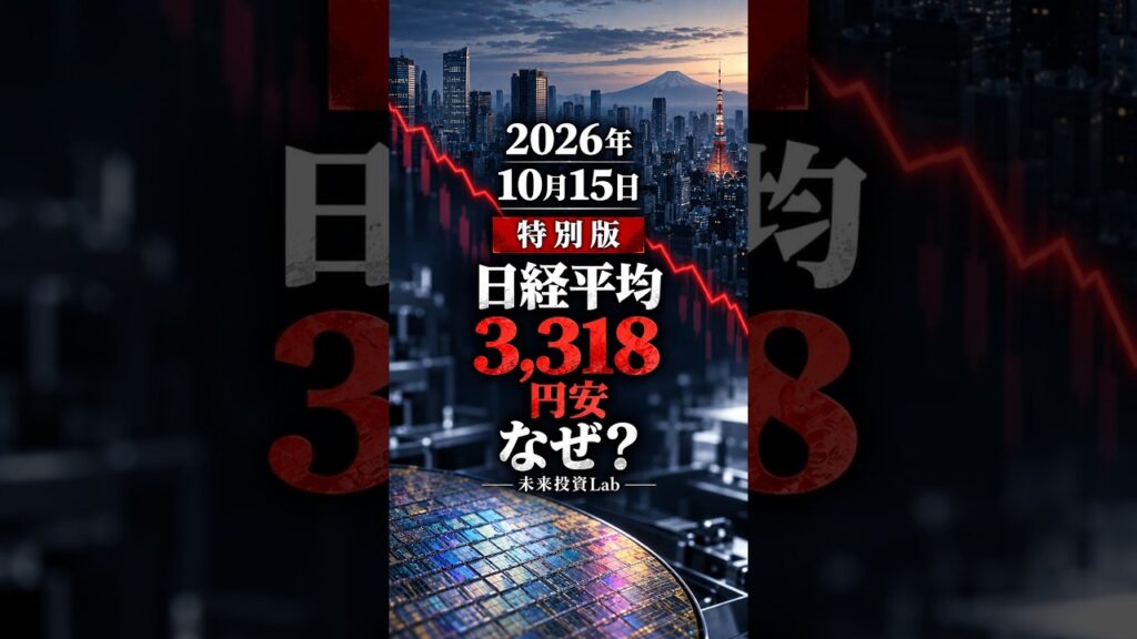 日経平均3,318円安、何が起きた？【10月15日特別版】 #Shorts