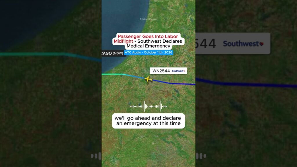 Passenger Goes Into Labor Mid-flight - Southwest Declares Medical Emergency