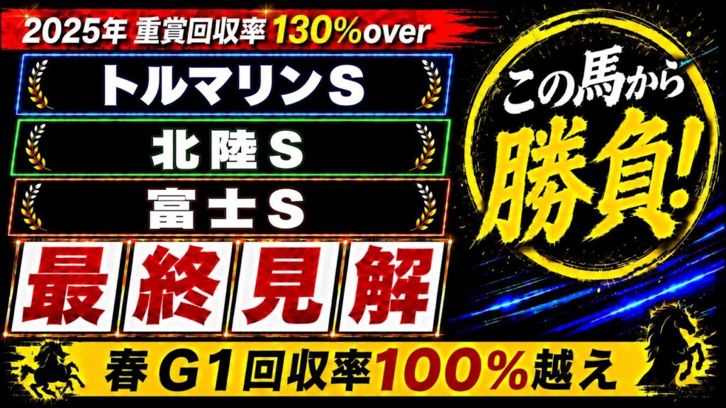 【2026 富士ステークス/トルマリンステークス/北陸ステークス】競馬予想!オールカマーは本命9人気44.5倍のメイショウゲキリンが1着🎯!土曜メインで狙いたいのはこの馬だ! 【2026 富士ステークス/トルマリンステークス/北陸ステークス】競馬予想!オールカマーは本命9人気44.5倍のメイショウゲキリンが1着🎯!土曜メインで狙いたいのはこの馬だ!