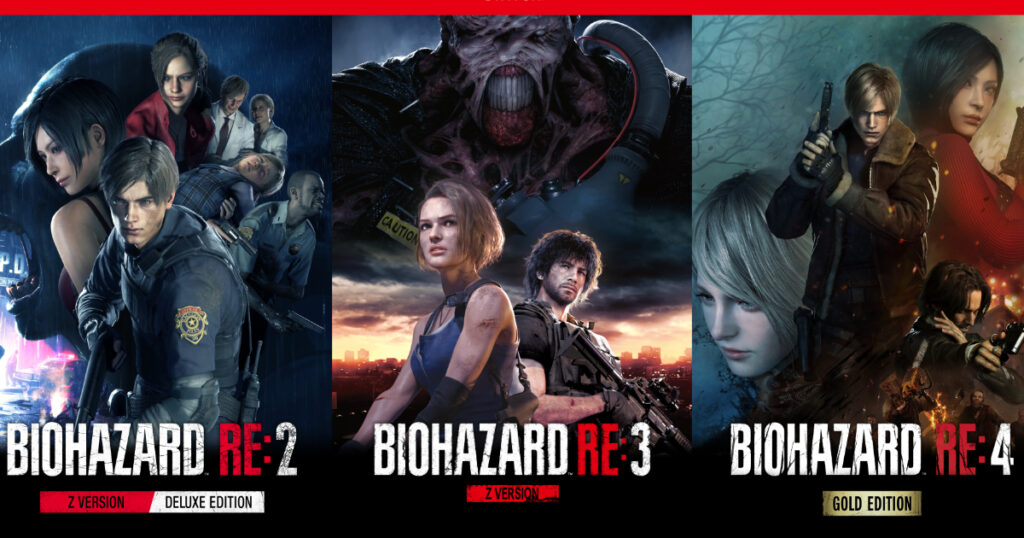 Nintendo Switch 2版「バイオハザード RE:2」「RE:3」「RE:4」が発売！11月7日まで1,000円オフ | Saiga NAK(eスポーツメディア サイガナック)